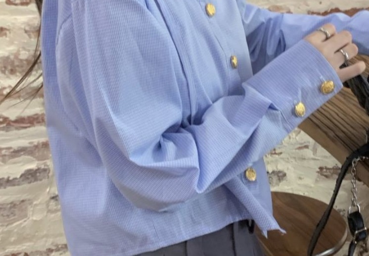 ショート丈チェック柄ブラウス 袖あり 長袖 トップス 爽やか ショー丈 可愛い きれいめ シンプル 流行り 上品 おしゃれ かっこいい 大人可愛い ガーリー こなれ感 キュート 爽やか ナチュラル 柄 ショート丈チェック柄ブラウス 袖あり 長袖 トップス 爽やか ショー丈 可愛い きれいめ シンプル 流行り 上品 おしゃれ かっこいい 大人可愛い ガーリー こなれ感 キュート 爽やか ナチュラル 柄