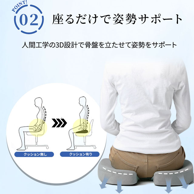 椅子 クッション 低反発 座布団 腰 ゲルクッション ジェル イス用 椅子用座布団 骨盤矯正 骨盤クッション 椅子用 お尻 姿勢矯正 座椅子 反発 腰痛対策 車椅子 運転 痔 オフィス 父の日 母の日
