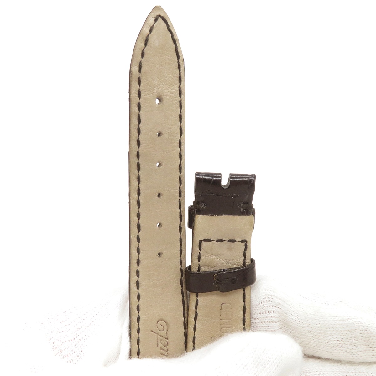 メンズ 純正 クロコ レザー 本革 ベルト バンド 替え 予備 スペア ストラップ 18mm ブラック 黒 メンズ 純正 クロコ レザー 本革 ベルト バンド 替え 予備 スペア ストラップ 18mm ブラック 黒