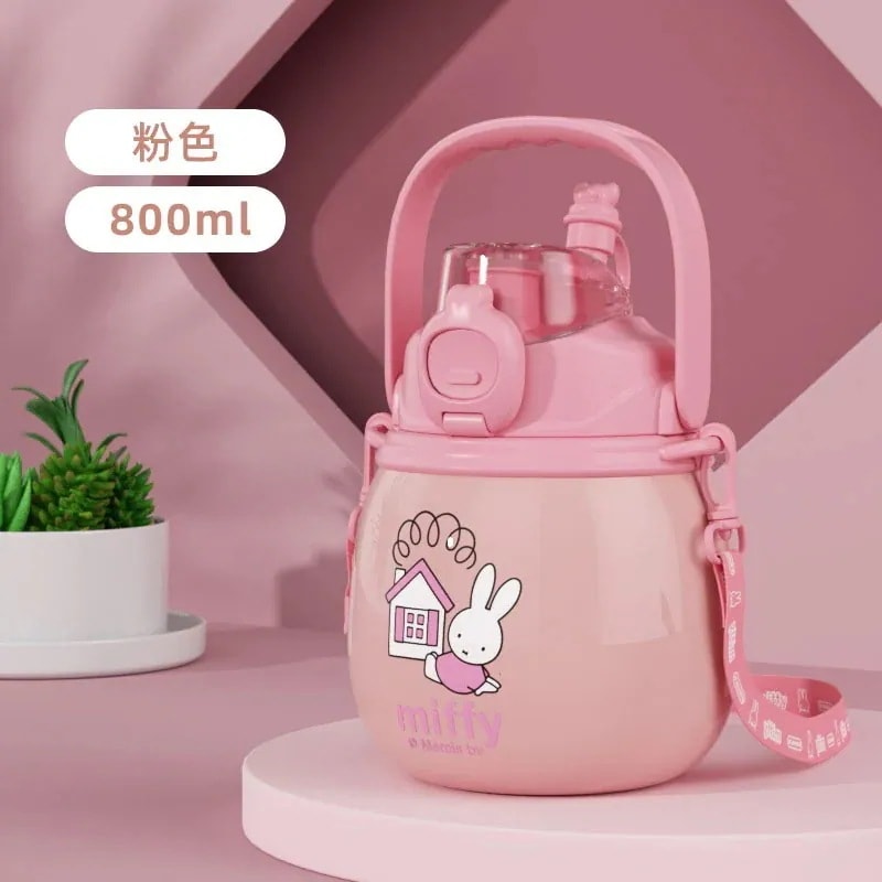 ミッフィー6ステンレス保温カップ大容量ストロー付き大腹カップ水筒カップ ミッフィー6ステンレス保温カップ大容量ストロー付き大腹カップ水筒カップ