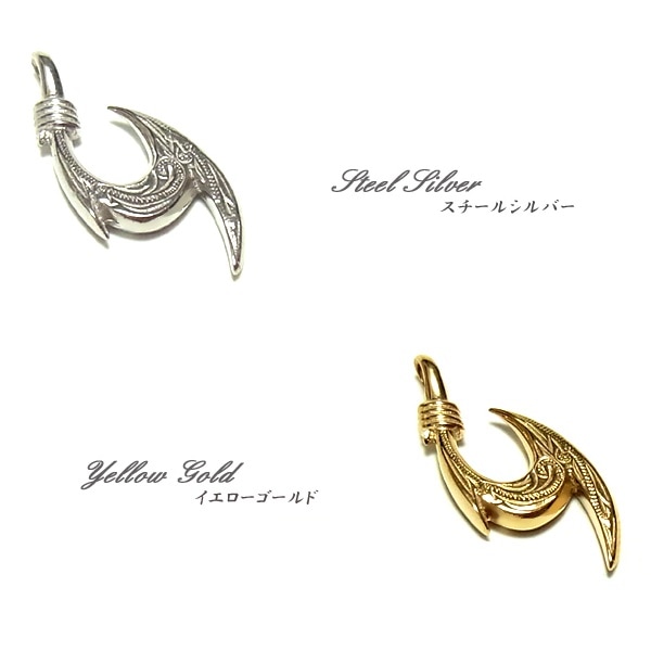 ハワイアンジュエリー ネックレス クロス レディース メンズ カレイキニ K14イエローゴールドコー