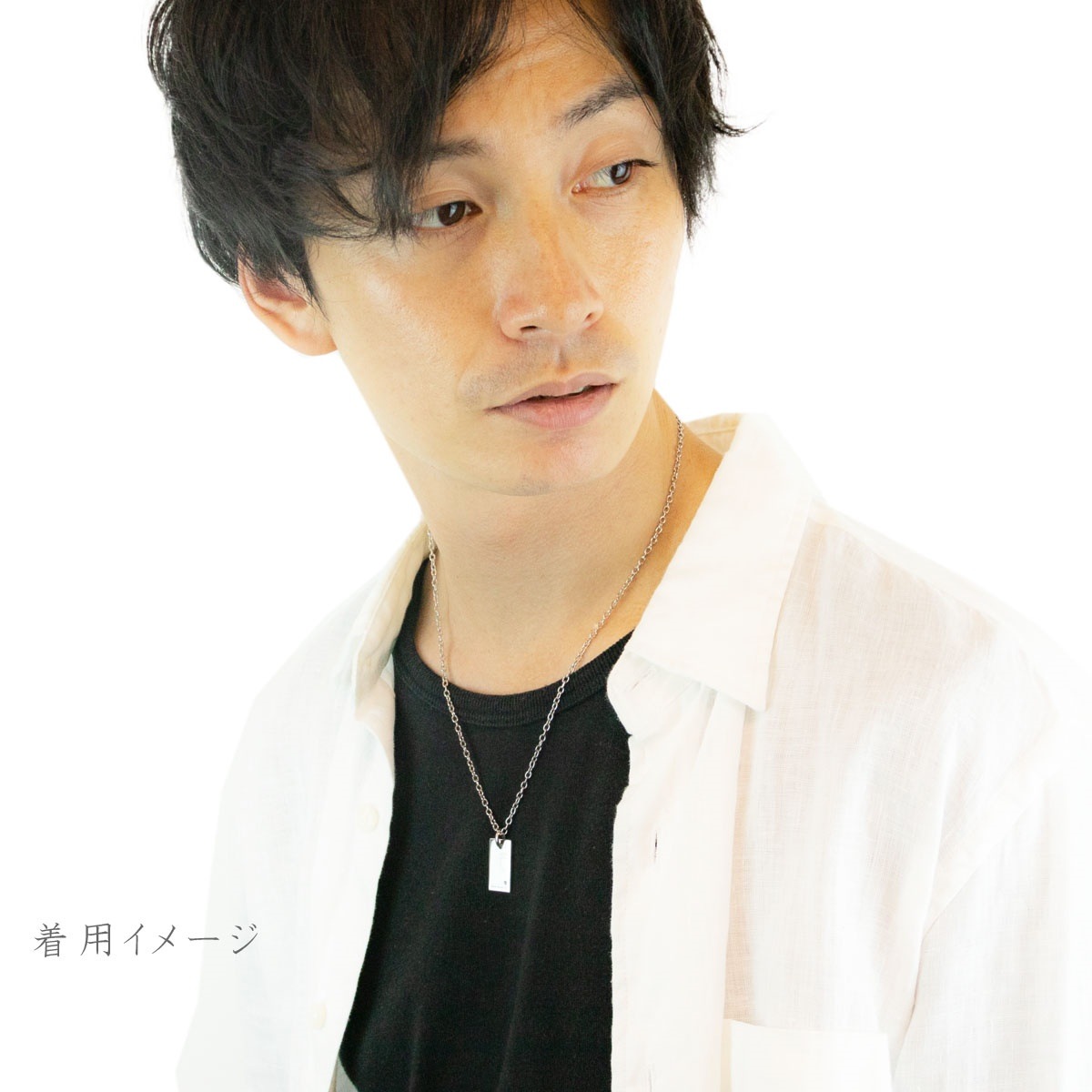 ネックレス レディース メンズ サージカルステンレス プレート 愛のメッセージ アジャスター付き ネックレス レディース メンズ サージカルステンレス プレート 愛のメッセージ アジャスター付き