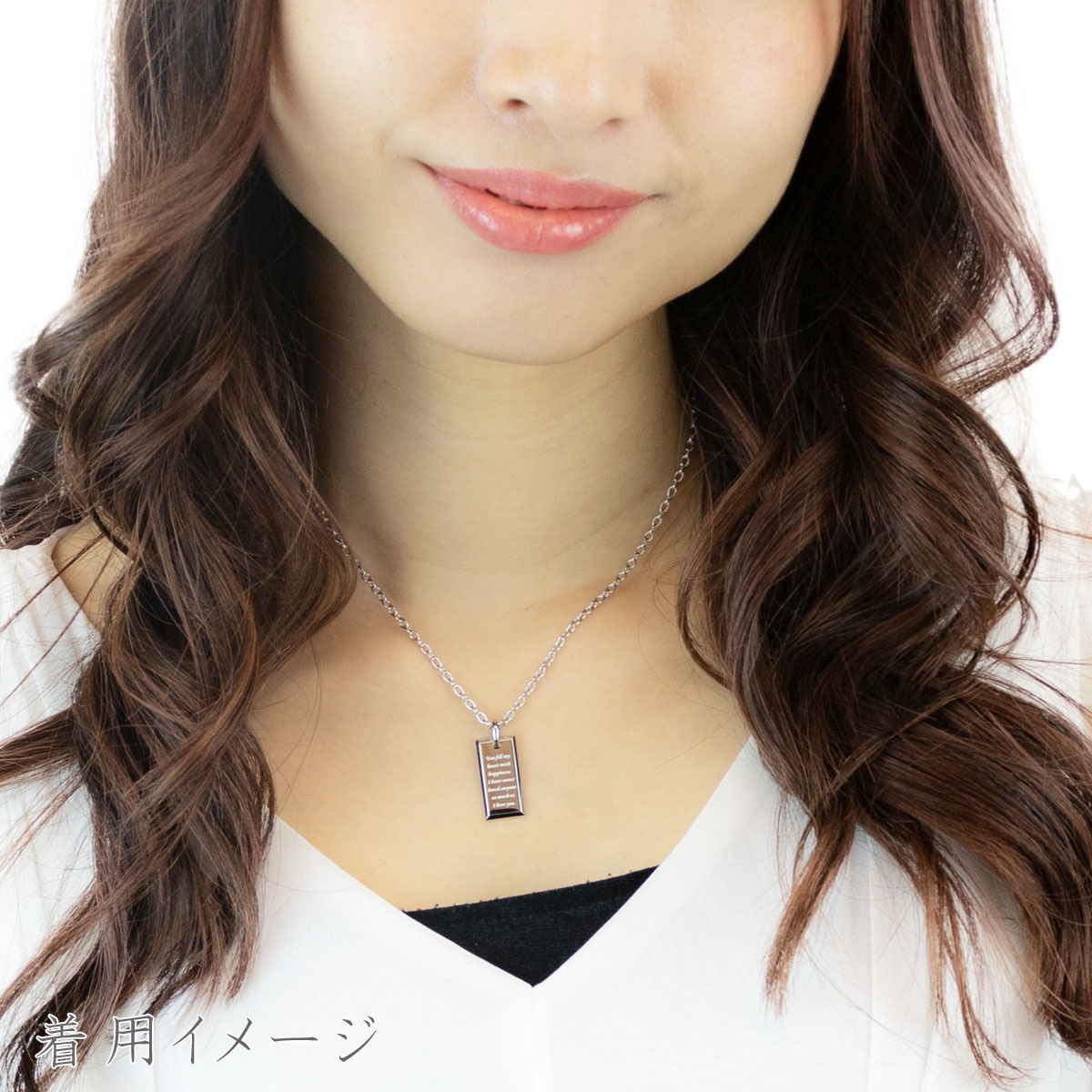 ネックレス レディース メンズ サージカルステンレス プレート 愛のメッセージ アジャスター付き ネックレス レディース メンズ サージカルステンレス プレート 愛のメッセージ アジャスター付き