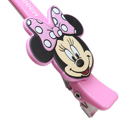 ローランオリビエ　ディズニーミニーマウスミニバンス　ヘアクリップ Disney - ミニー/ミニーマウス/ヘアピン/ヘアクリップ/ヘア
