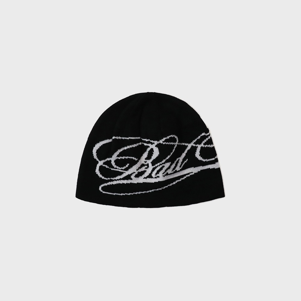 BADBLOOD ダーク クラシック ロゴ ビーニー w-hat25-019 BADBLOOD ダーク クラシック ロゴ ビーニー w-hat25-019