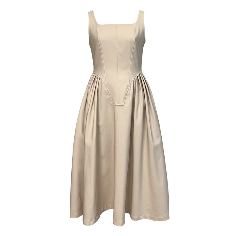 サスペンダーキャミワンピース キャミワンピース/夏 / サスペンダースカート / ベスト / ワンピース