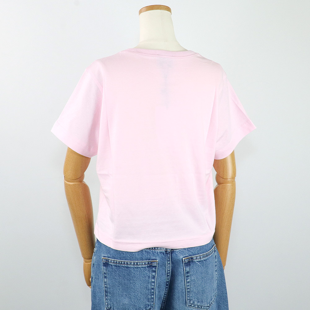 Tシャツ W CLASSIC LOGO CROP TEE LIGHT PINK 半袖 レディース 韓国 ファッション アパレル クロップド丈