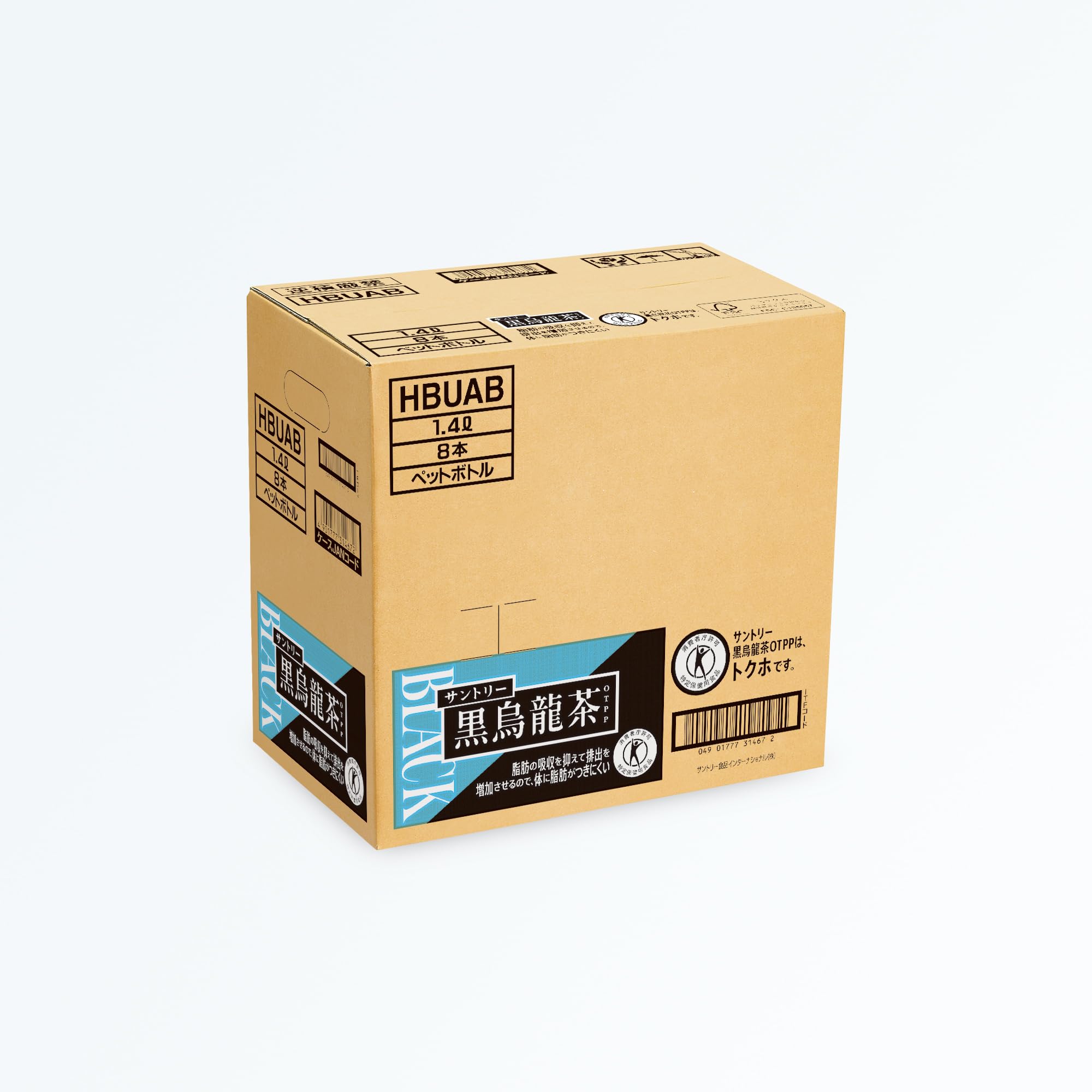 [トクホ] サントリー 黒烏龍茶 1.4L×8本