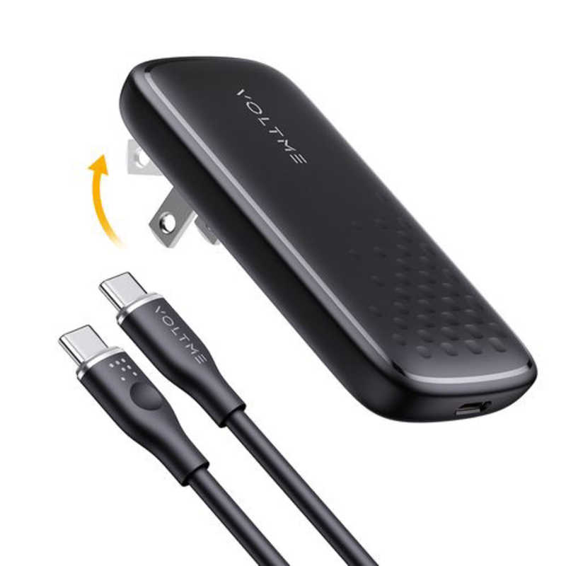 VOLTME　レボ65 EVO 充電器 65W TypeC 黒(CTC Moss 3A バンドル ケーブル付き) ［1ポート］　V2099 mdprevattcaulkingandwaterproofing.com