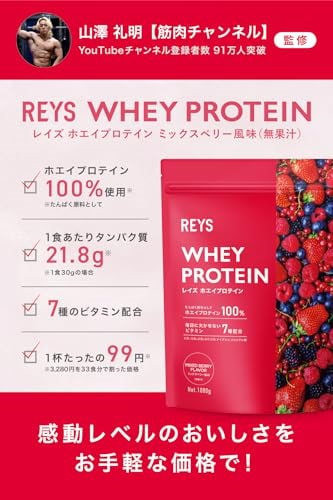 Qoo10] REYS レイズ ホエイ プロテイン 山