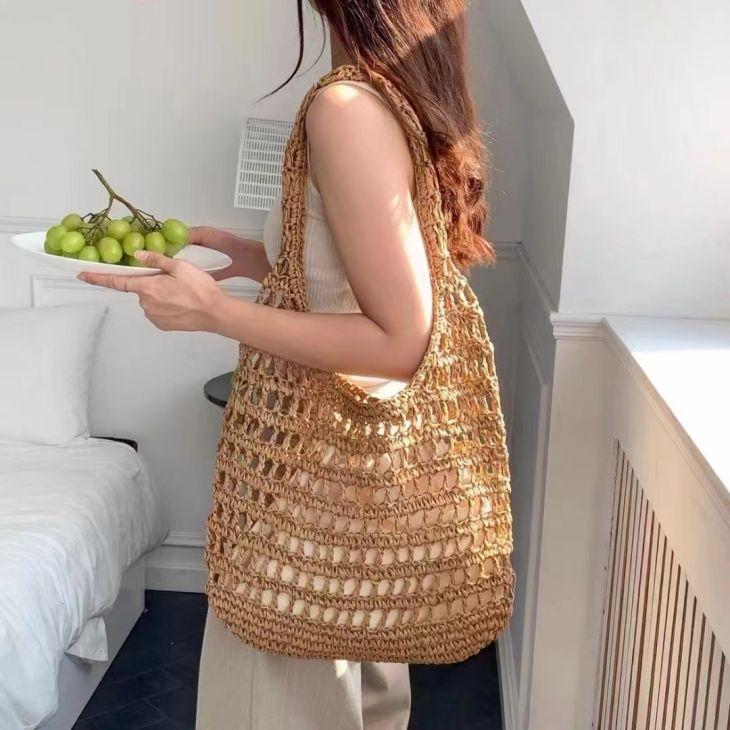 【夏セール!】透かし編みバッグ トートバッグ リゾート 夏 ナチュラル 大容量 軽量 【akbss24-555】【予約販売:15-20日】メ込2 【夏セール!】透かし編みバッグ トートバッグ リゾート 夏 ナチュラル 大容量 軽量 【akbss24-555】【予約販売:15-20日】メ込2