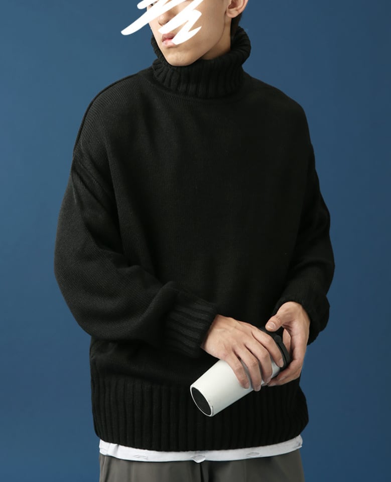 トップス 上着 人気 おすすめ おしゃれ お洒落 激安 安い プチプラ ニット セーター 長袖 ロング タートルネック ハイネック プルオーバー ドロップショルダー 無地 かっこいい sh0