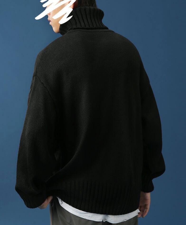 トップス 上着 人気 おすすめ おしゃれ お洒落 激安 安い プチプラ ニット セーター 長袖 ロング タートルネック ハイネック プルオーバー ドロップショルダー 無地 かっこいい sh0