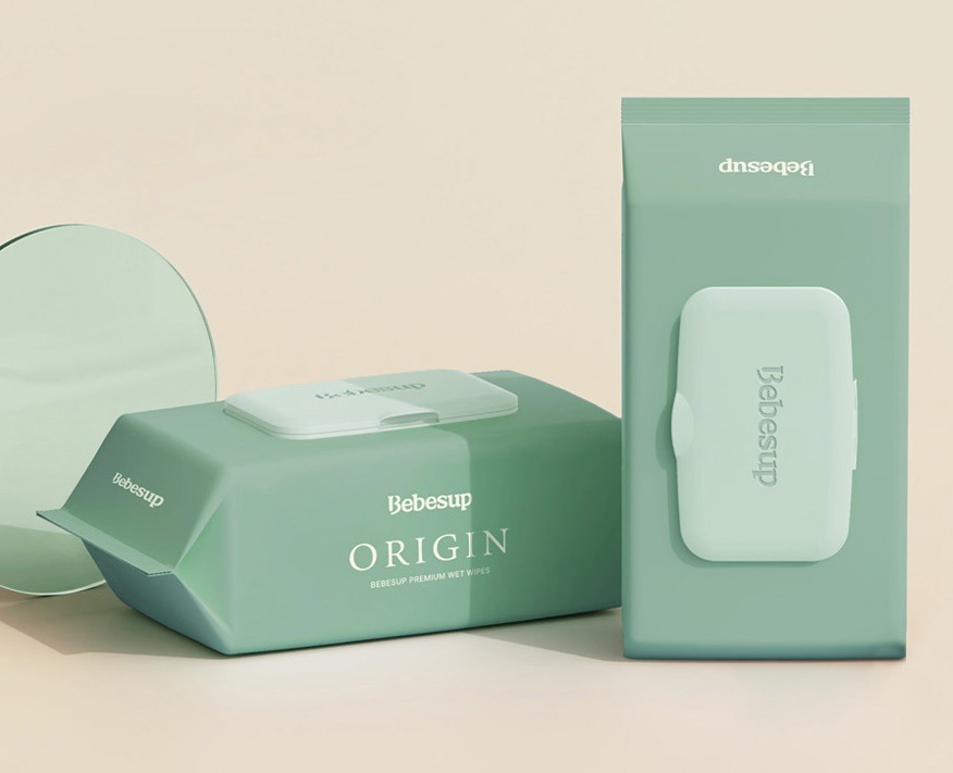 Bebesup ベビー用 オリジン ウェットティッシュ キャップ型 100枚 x10個 Bebesup ベビー用 オリジン ウェットティッシュ キャップ型 100枚 x10個