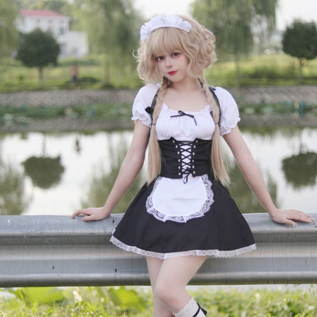 【2025新作】新商品フレンチ式小さい女子服かわいいメイド服ロリータ二次元セクシーなコスプレ 【2025新作】新商品フレンチ式小さい女子服かわいいメイド服ロリータ二次元セクシーなコスプレ