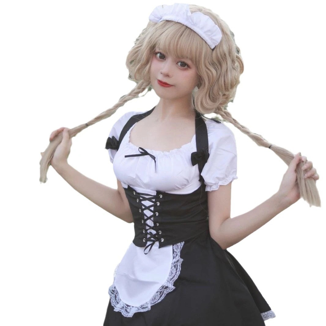 【2025新作】新商品フレンチ式小さい女子服かわいいメイド服ロリータ二次元セクシーなコスプレ 【2025新作】新商品フレンチ式小さい女子服かわいいメイド服ロリータ二次元セクシーなコスプレ