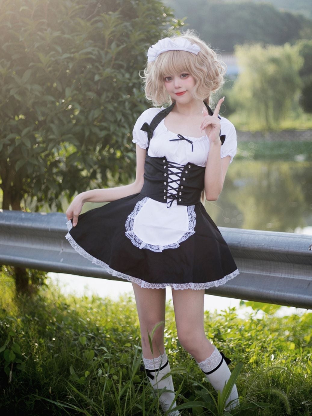 【2025新作】新商品フレンチ式小さい女子服かわいいメイド服ロリータ二次元セクシーなコスプレ 【2025新作】新商品フレンチ式小さい女子服かわいいメイド服ロリータ二次元セクシーなコスプレ