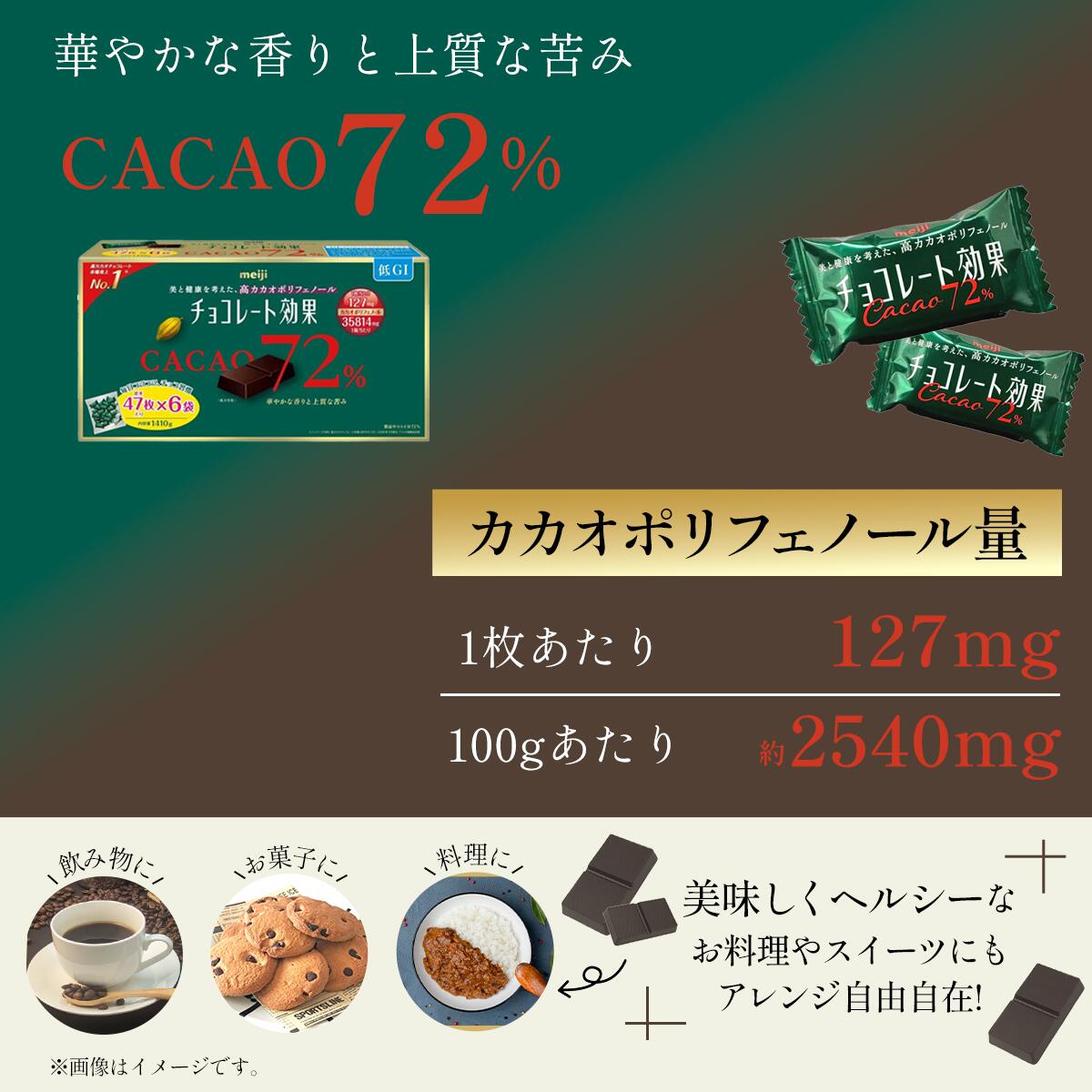 Qoo10] チョコレート効果 チョコレート効果 72% 大容量 100