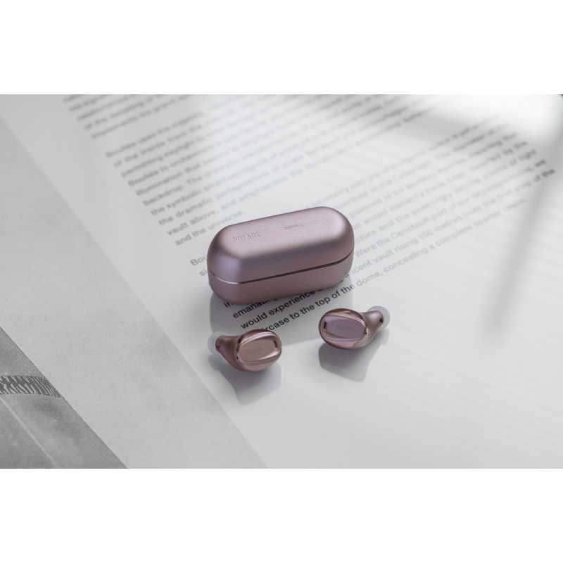 NUARL　完全ワイヤレスイヤホン ローズロールド ［リモコン・マイク対応 /ワイヤレス(左右分離) /Bluetooth /ノイズキャンセリング対応］　MINI3-RG