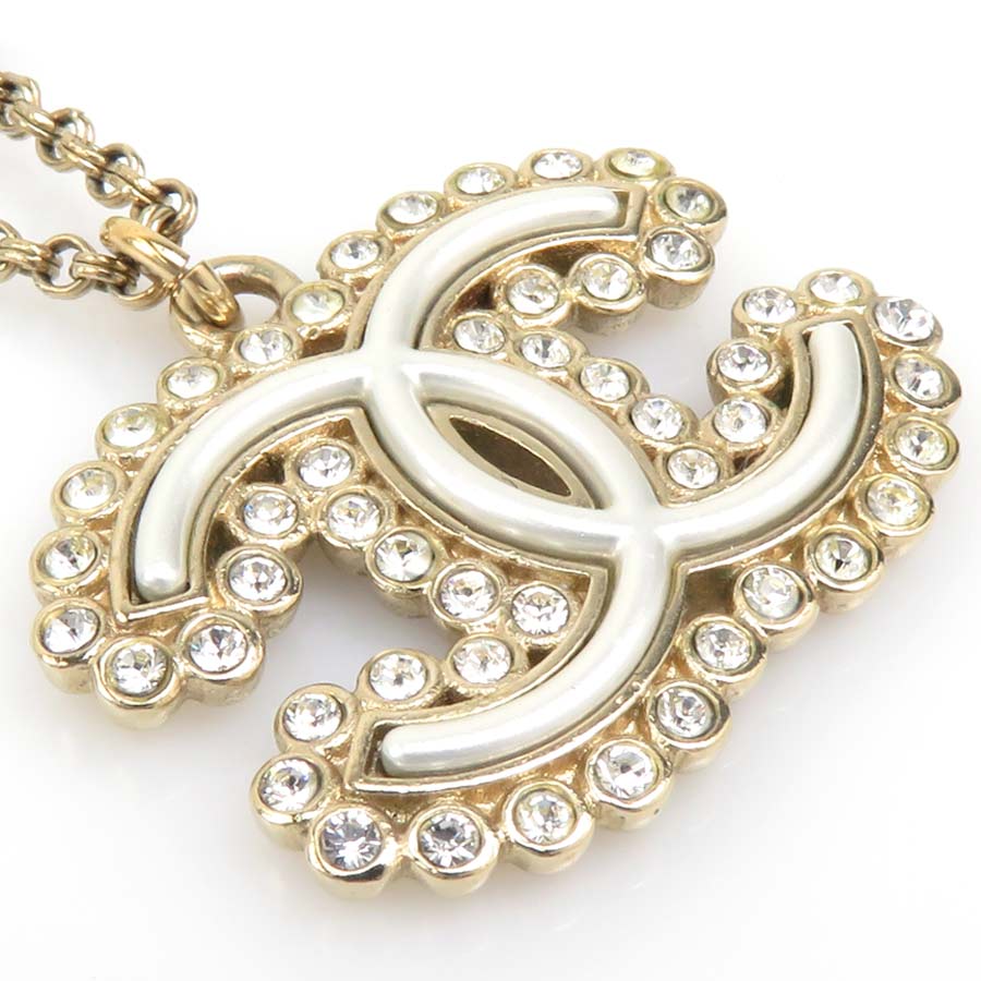 シャネル CHANEL ネックレス ココマーク メタル/ラインストーン ゴールド/シルバー/ピンク レディース w0915a シャネル CHANEL ネックレス ココマーク メタル/ラインストーン ゴールド/シルバー/ピンク レディース w0915a