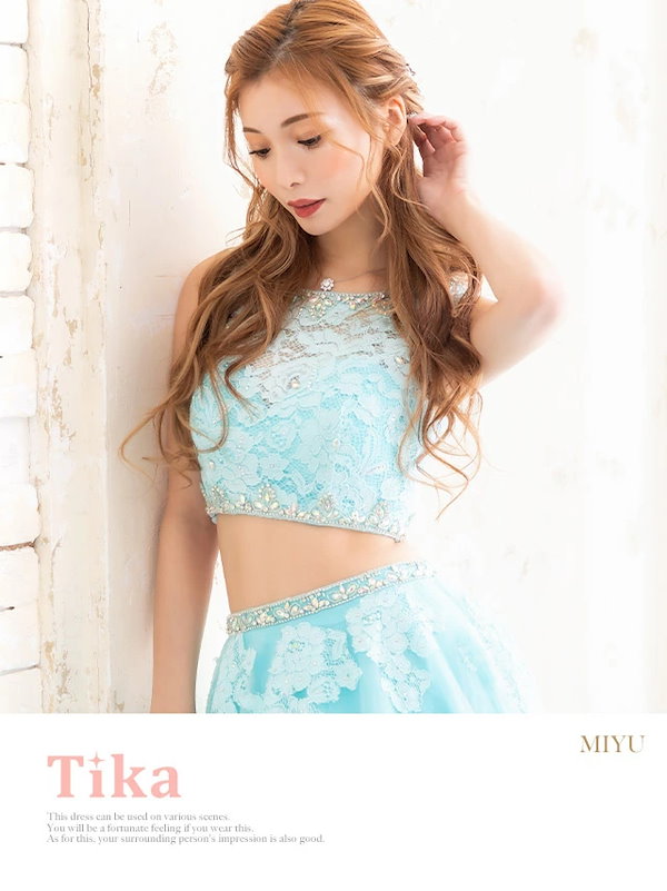 Qoo10] Tika ロングドレス キャバ バースデー ドレス