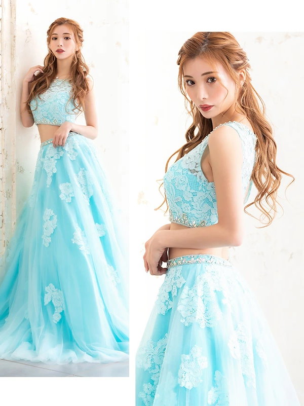 Qoo10] Tika ロングドレス キャバ バースデー ドレス