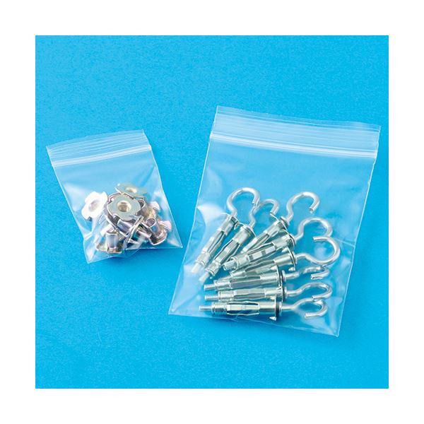 （まとめ） 伊藤忠リーテイルリンク チャック付ポリ袋 0.08x170x240mm CHB80-H 1パック（100枚） [x5セット]