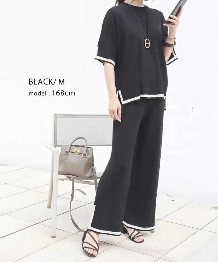 バイカラーサマーニットセットアップ 夏 M L レディース バイカラー サマーニット セットアップ ニット 半袖 ニットセットアップ 夏セットアップ サマーセットアップ レディースセットアップ レディ バイカラーサマーニットセットアップ 夏 M L レディース バイカラー サマーニット セットアップ ニット 半袖 ニットセットアップ 夏セットアップ サマーセットアップ レディースセットアップ レディ