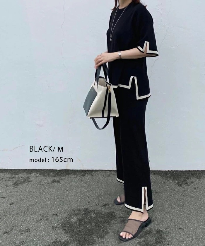 バイカラーサマーニットセットアップ 夏 M L レディース バイカラー サマーニット セットアップ ニット 半袖 ニットセットアップ 夏セットアップ サマーセットアップ レディースセットアップ レディ バイカラーサマーニットセットアップ 夏 M L レディース バイカラー サマーニット セットアップ ニット 半袖 ニットセットアップ 夏セットアップ サマーセットアップ レディースセットアップ レディ