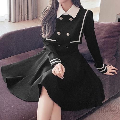 Qoo10] 地雷量産型参戦服お嬢様韓国ワンピース制服