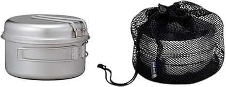 スノーピーク(snow peak)クッカーセット チタン アルミ パーソナルクッカーセット スタッキング キャンプ アウトドア 登山 防災用品 スノーピーク(snow peak)クッカーセット チタン アルミ パーソナルクッカーセット スタッキング キャンプ アウトドア 登山 防災用品