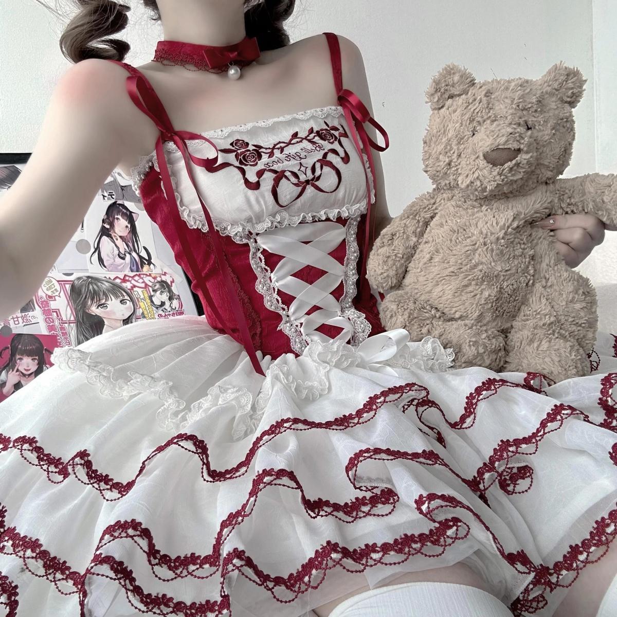 ロリータ 二次元 メイド服 ロリータ コスプレ 学院祭用 人气 新作 可愛らしい 切り替え コントラストカラー 蝶結び ワンピース メイド服 韓国ファッション ロリータ 二次元 メイド服 ロリータ コスプレ 学院祭用 人气 新作 可愛らしい 切り替え コントラストカラー 蝶結び ワンピース メイド服 韓国ファッション