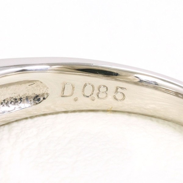 PT900 プラチナ リング 12号 ダイヤ ダイヤ 0.85 鑑定書 中古