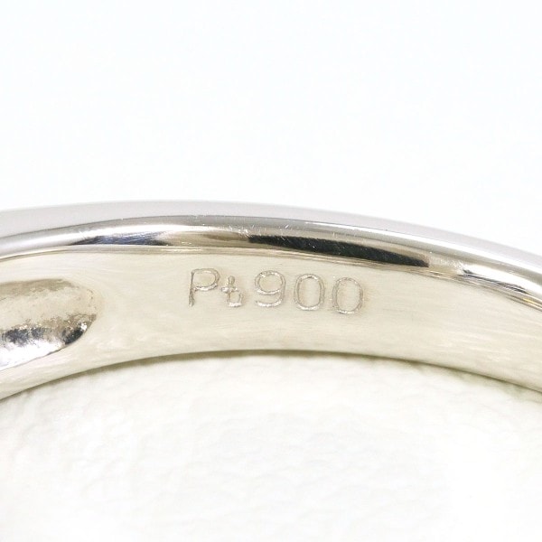 PT900 プラチナ リング 12号 ダイヤ ダイヤ 0.85 鑑定書 中古