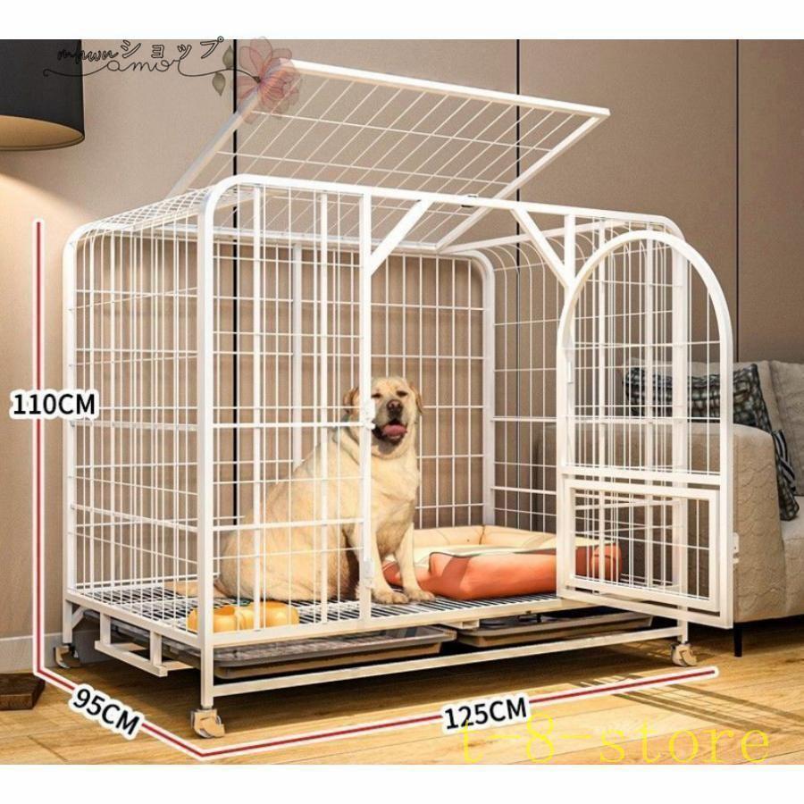 ペットケージ 犬檻 犬小屋 ケージ ペットサークル ドッグケージ ペットフェンス 小型 大型 中型犬用 ペット用品 キャスター付き ペットケージ 犬檻 犬小屋 ケージ ペットサークル ドッグケージ ペットフェンス 小型 大型 中型犬用 ペット用品 キャスター付き