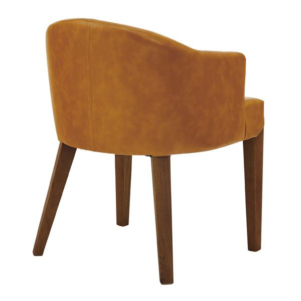 ダイニングチェア おしゃれ フェイクレザー 合成皮革 木製脚 天然木 北欧 アメリカン ビンテージ風 レトロ 赤 レッド カントリー 椅子 ダイニングチェアー 1脚