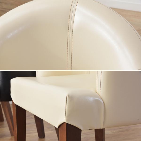 ダイニングチェア おしゃれ フェイクレザー 合成皮革 木製脚 天然木 北欧 アメリカン ビンテージ風 レトロ 赤 レッド カントリー 椅子 ダイニングチェアー 1脚