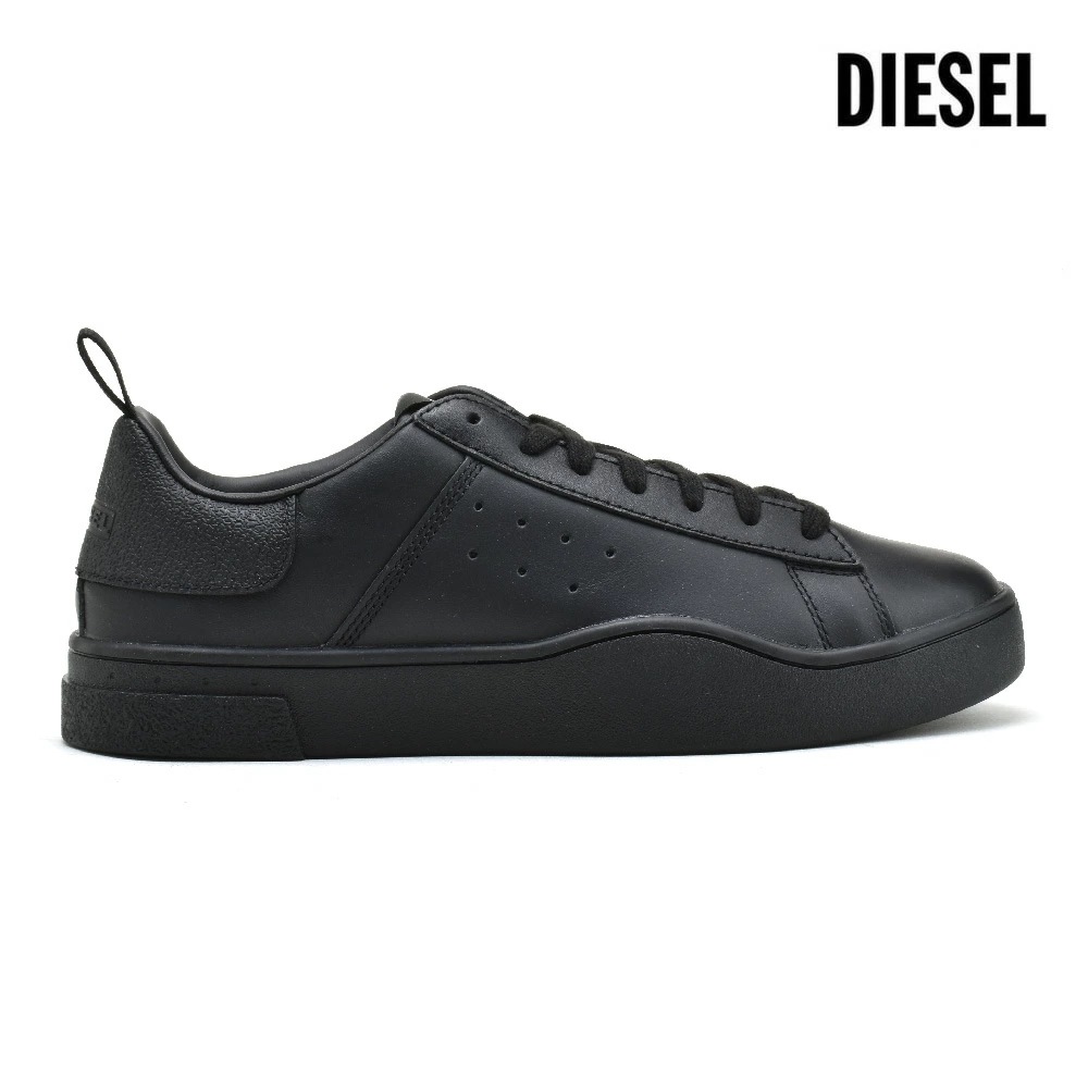 ディーゼル スニーカー メンズ ローカット レザー ブラック 黒 DIESEL S-CLEVER LOW[17481729h1669]