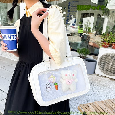 Qoo10] 痛バッグ 痛バ ぬいぐるみ入り 缶バッチ : バッグ・雑貨