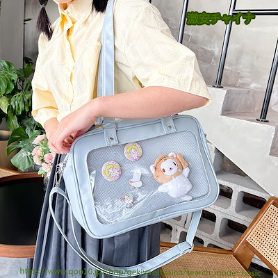 Qoo10] 痛バッグ 痛バ ぬいぐるみ入り 缶バッチ : バッグ・雑貨