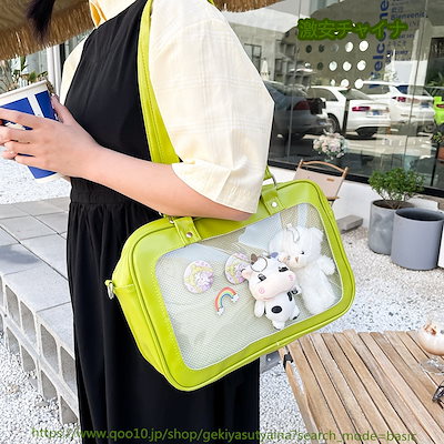 Qoo10] 痛バッグ 痛バ ぬいぐるみ入り 缶バッチ : バッグ・雑貨