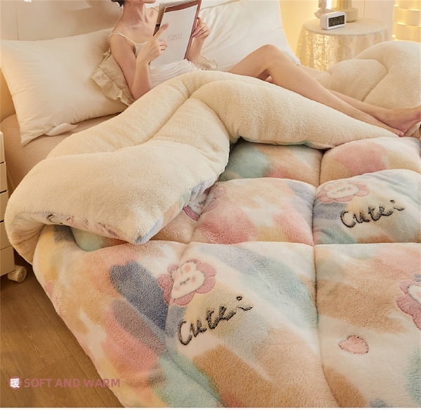 Qoo10] MAIBED こたつ布団 長方形 フランネル 掛け布団