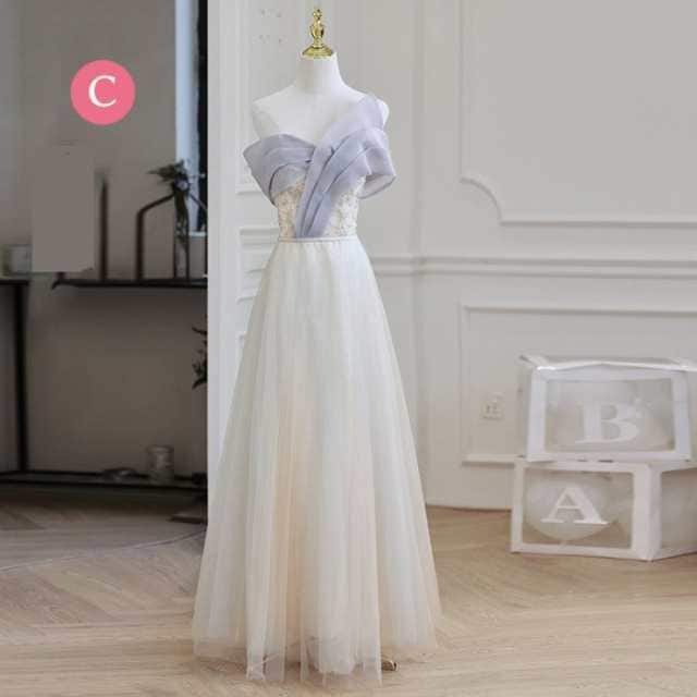 【 2025】ブライズメイド ドレス ロングドレス 演奏会 ピアノ発表会 オフホワイト 半袖 オフショルダー 編み上げ ポワン袖 ワンピース レディース 春秋 きれいめ 大きいサイズ 小さいサイズ 2 【 2025】ブライズメイド ドレス ロングドレス 演奏会 ピアノ発表会 オフホワイト 半袖 オフショルダー 編み上げ ポワン袖 ワンピース レディース 春秋 きれいめ 大きいサイズ 小さいサイズ 2