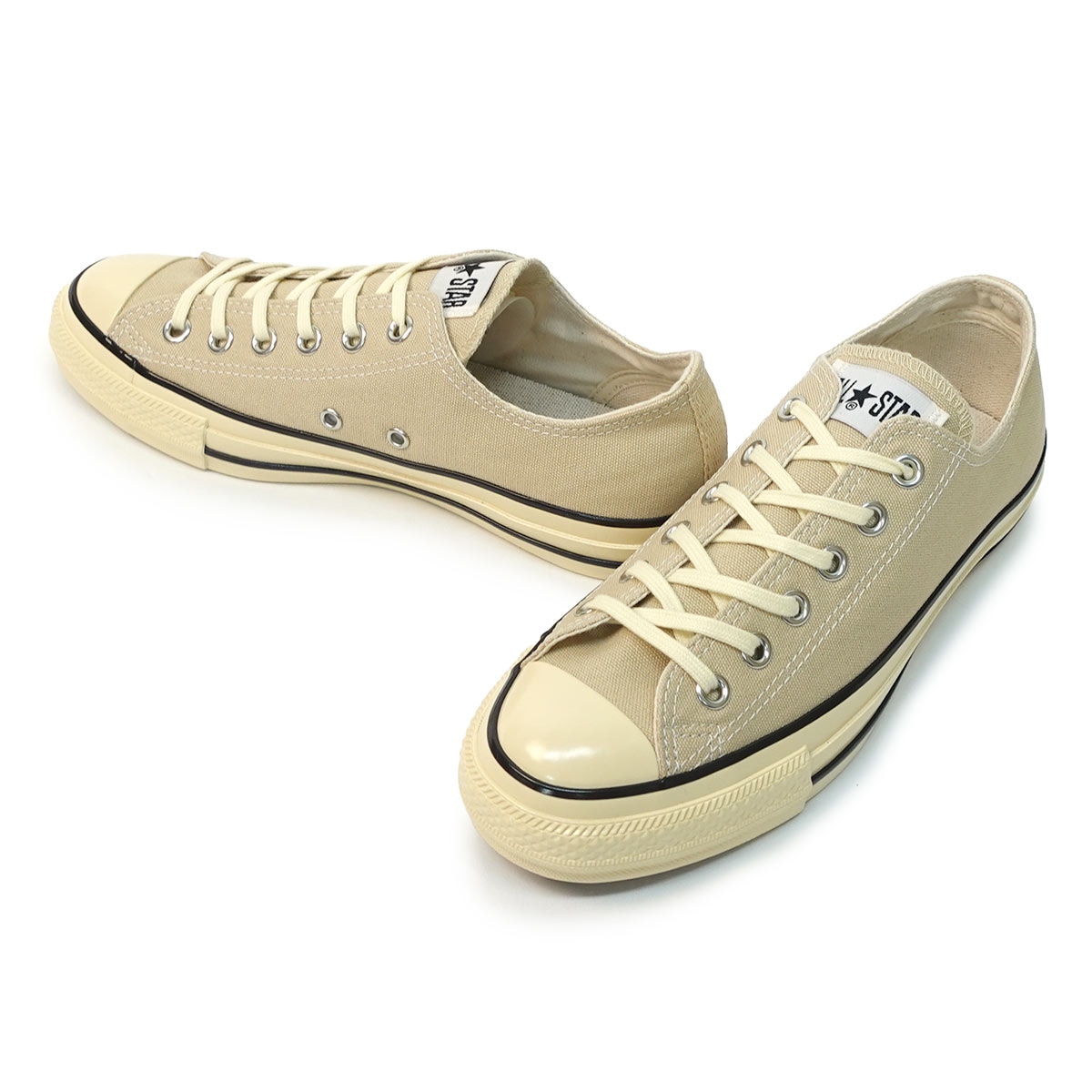 スニーカー ローカット メンズ レディース オールスター US エイジドカラーズ OX サンドホワイト ALL STAR US AGEDCOLORS OX