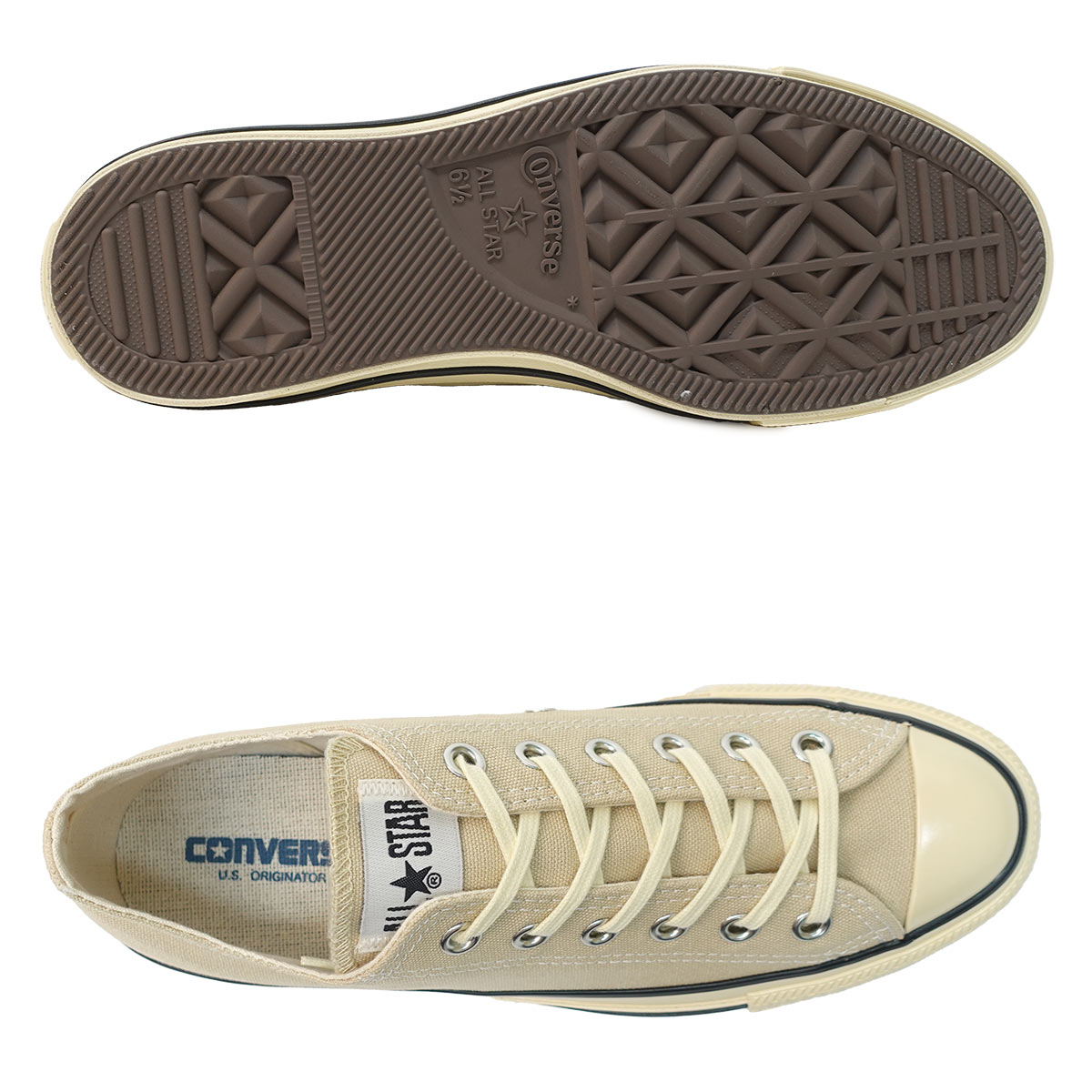 スニーカー ローカット メンズ レディース オールスター US エイジドカラーズ OX サンドホワイト ALL STAR US AGEDCOLORS OX