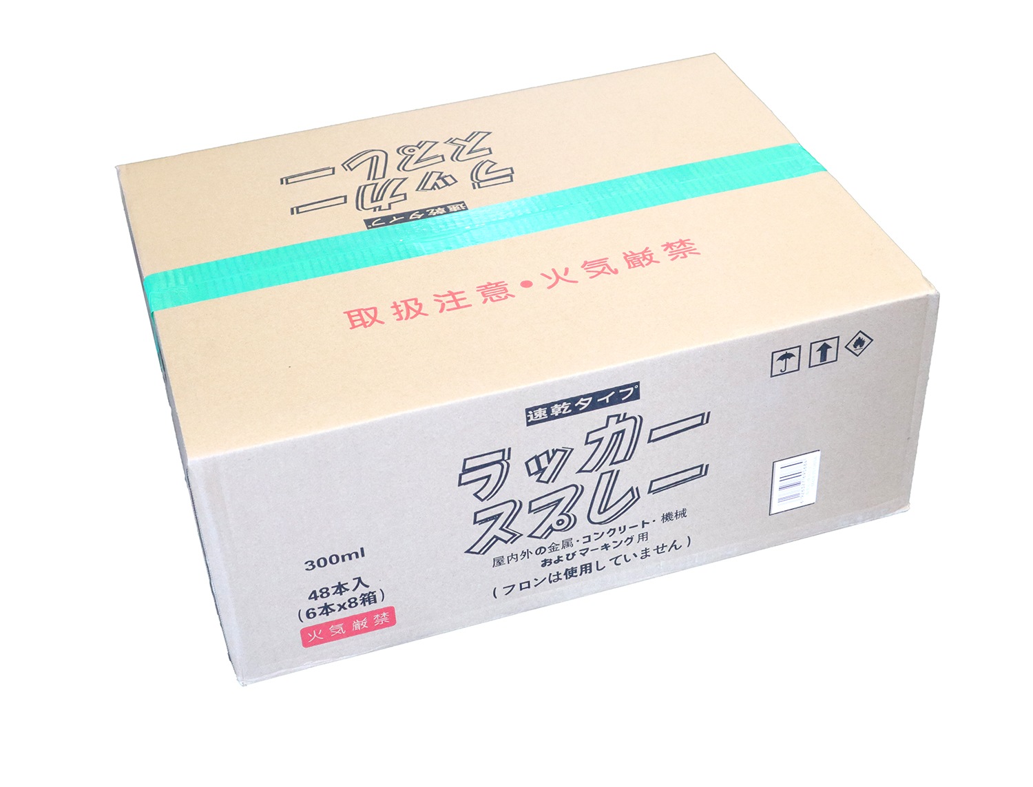 ラッカースプレー 赤 48本入 300ml 速乾タイプ マーキングスプレー ラッカースプレー 赤 48本入 300ml 速乾タイプ マーキングスプレー