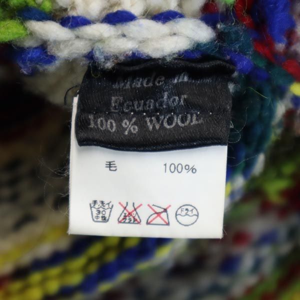 アルテサニア ビームスボーイ 長袖 ミックス編 ニット パーカー ARTESANIA BEAMS BOY レディース