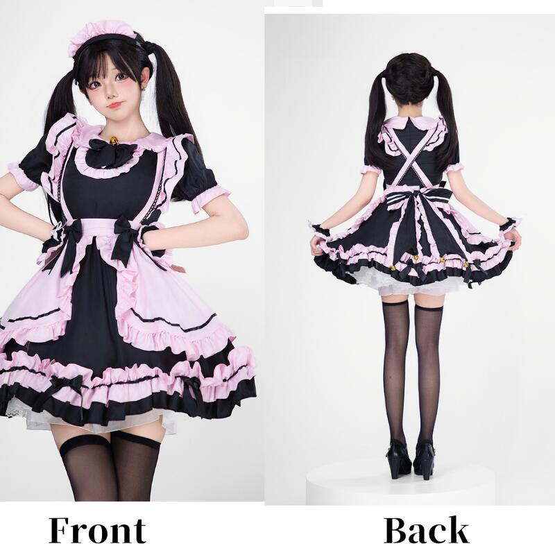 メイド 服 コスプレ 衣装 仮装 女装 フリル ロリータ かわいい カチューシャ 付き ロリータワンピース アニメ 可愛い コスチューム コスプレ衣装 大人用 ワンピース 大きいサイズ 仮装パーティー メイド 服 コスプレ 衣装 仮装 女装 フリル ロリータ かわいい カチューシャ 付き ロリータワンピース アニメ 可愛い コスチューム コスプレ衣装 大人用 ワンピース 大きいサイズ 仮装パーティー