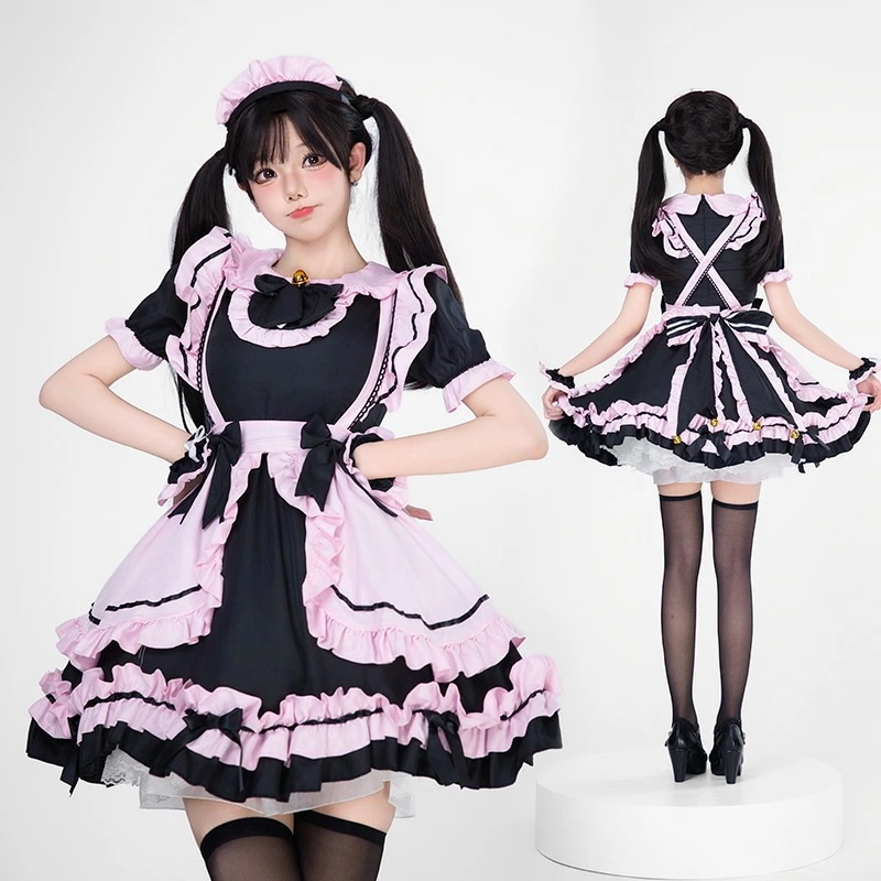 メイド 服 コスプレ 衣装 仮装 女装 フリル ロリータ かわいい カチューシャ 付き ロリータワンピース アニメ 可愛い コスチューム コスプレ衣装 大人用 ワンピース 大きいサイズ 仮装パーティー メイド 服 コスプレ 衣装 仮装 女装 フリル ロリータ かわいい カチューシャ 付き ロリータワンピース アニメ 可愛い コスチューム コスプレ衣装 大人用 ワンピース 大きいサイズ 仮装パーティー