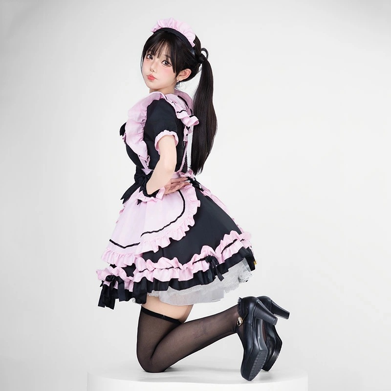 メイド 服 コスプレ 衣装 仮装 女装 フリル ロリータ かわいい カチューシャ 付き ロリータワンピース アニメ 可愛い コスチューム コスプレ衣装 大人用 ワンピース 大きいサイズ 仮装パーティー メイド 服 コスプレ 衣装 仮装 女装 フリル ロリータ かわいい カチューシャ 付き ロリータワンピース アニメ 可愛い コスチューム コスプレ衣装 大人用 ワンピース 大きいサイズ 仮装パーティー